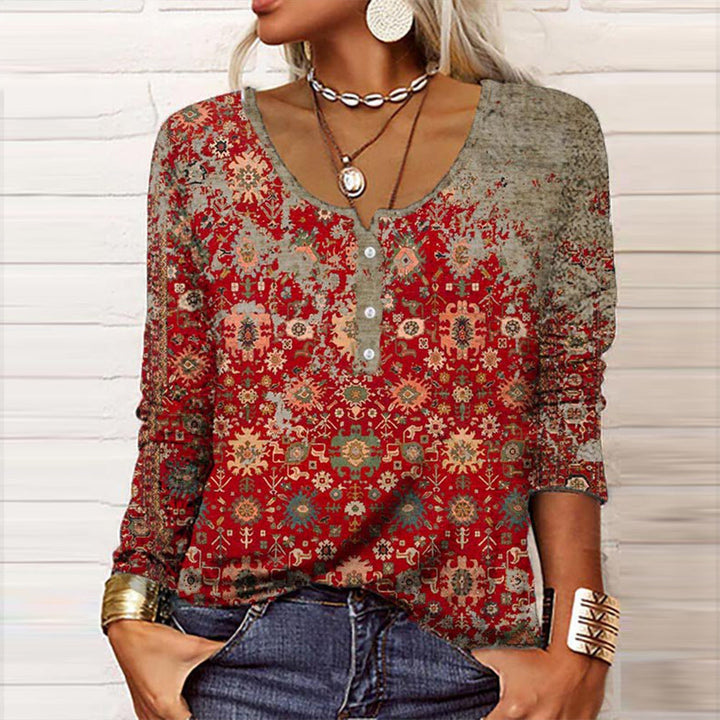 Loszittende damestrui in boho-stijl
