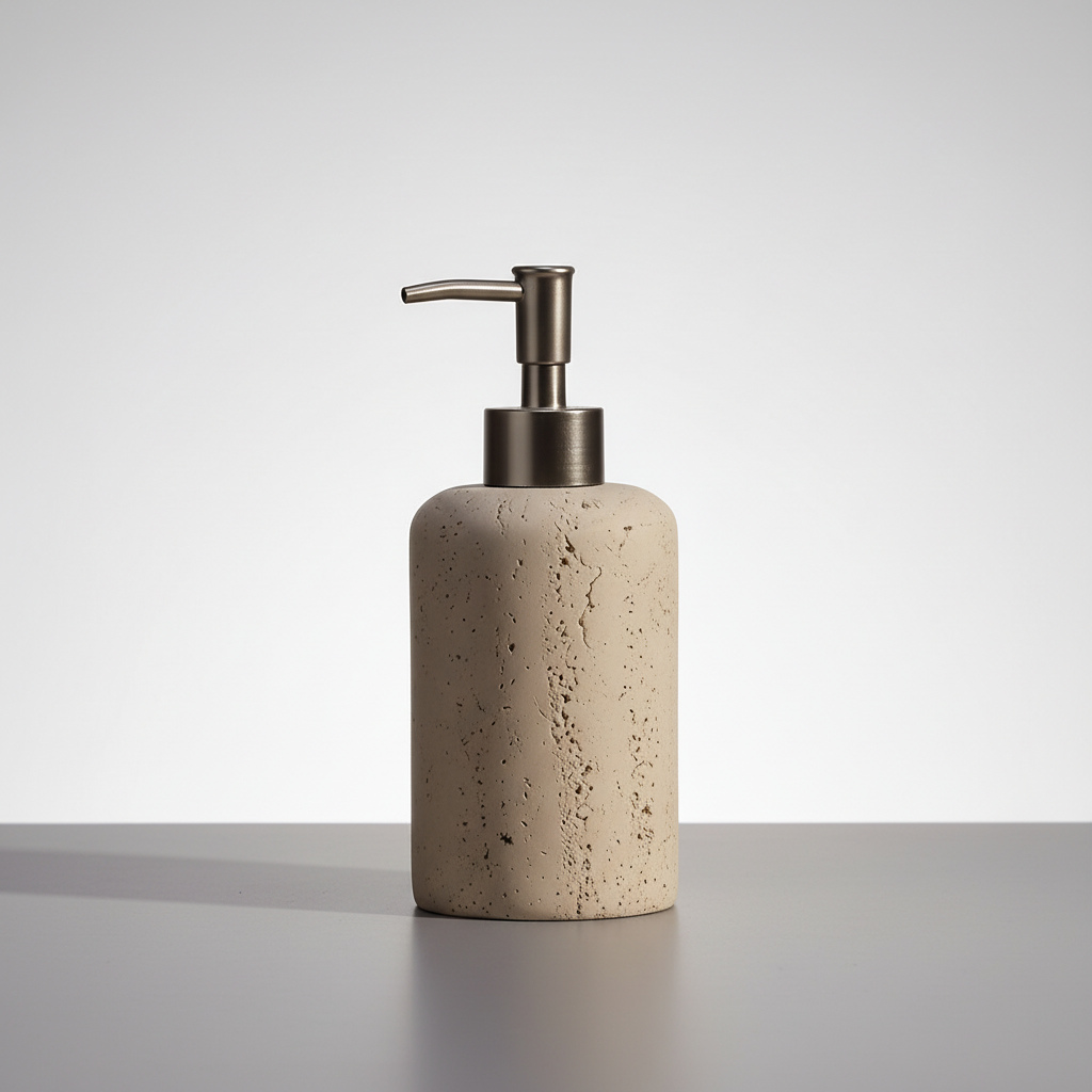 Hars zeepdispenser met RVS pomp