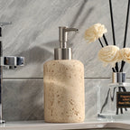 Hars zeepdispenser met RVS pomp