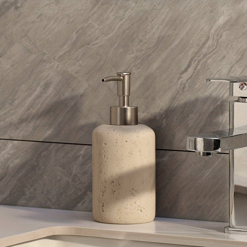 Hars zeepdispenser met RVS pomp