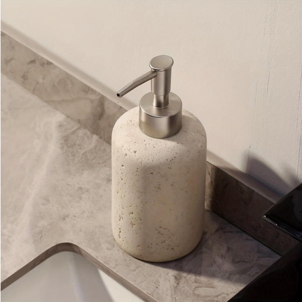 Hars zeepdispenser met RVS pomp