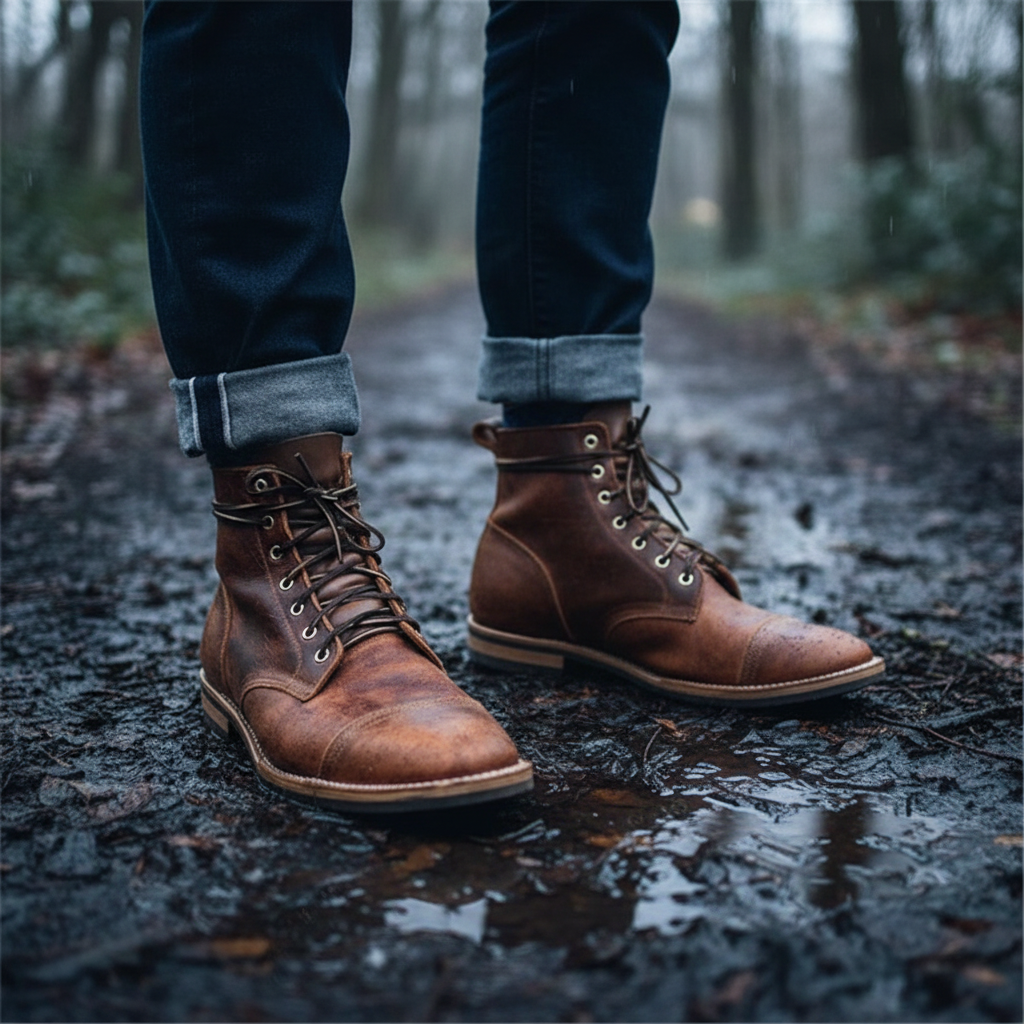 Retro-Kunstleren schoenen voor heren