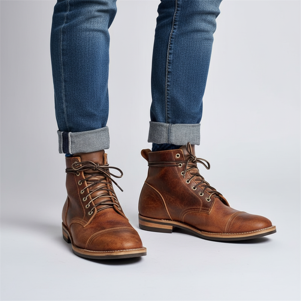 Retro-Kunstleren schoenen voor heren