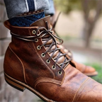 Retro-Kunstleren schoenen voor heren
