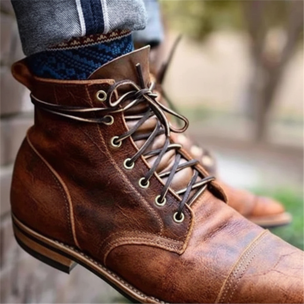 Retro-Kunstleren schoenen voor heren