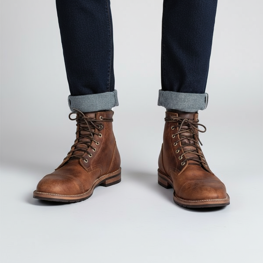 Retro-Kunstleren schoenen voor heren