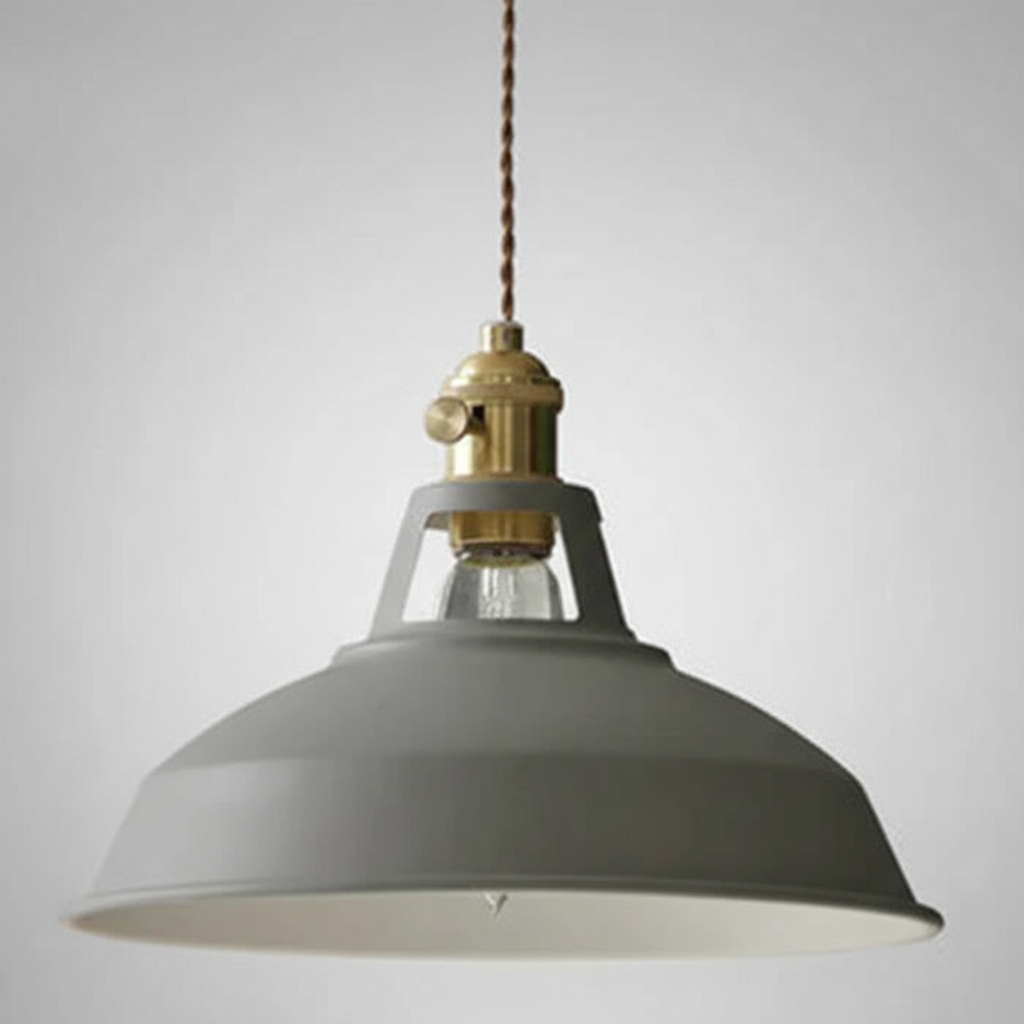 Retro stijl eettafel lamp