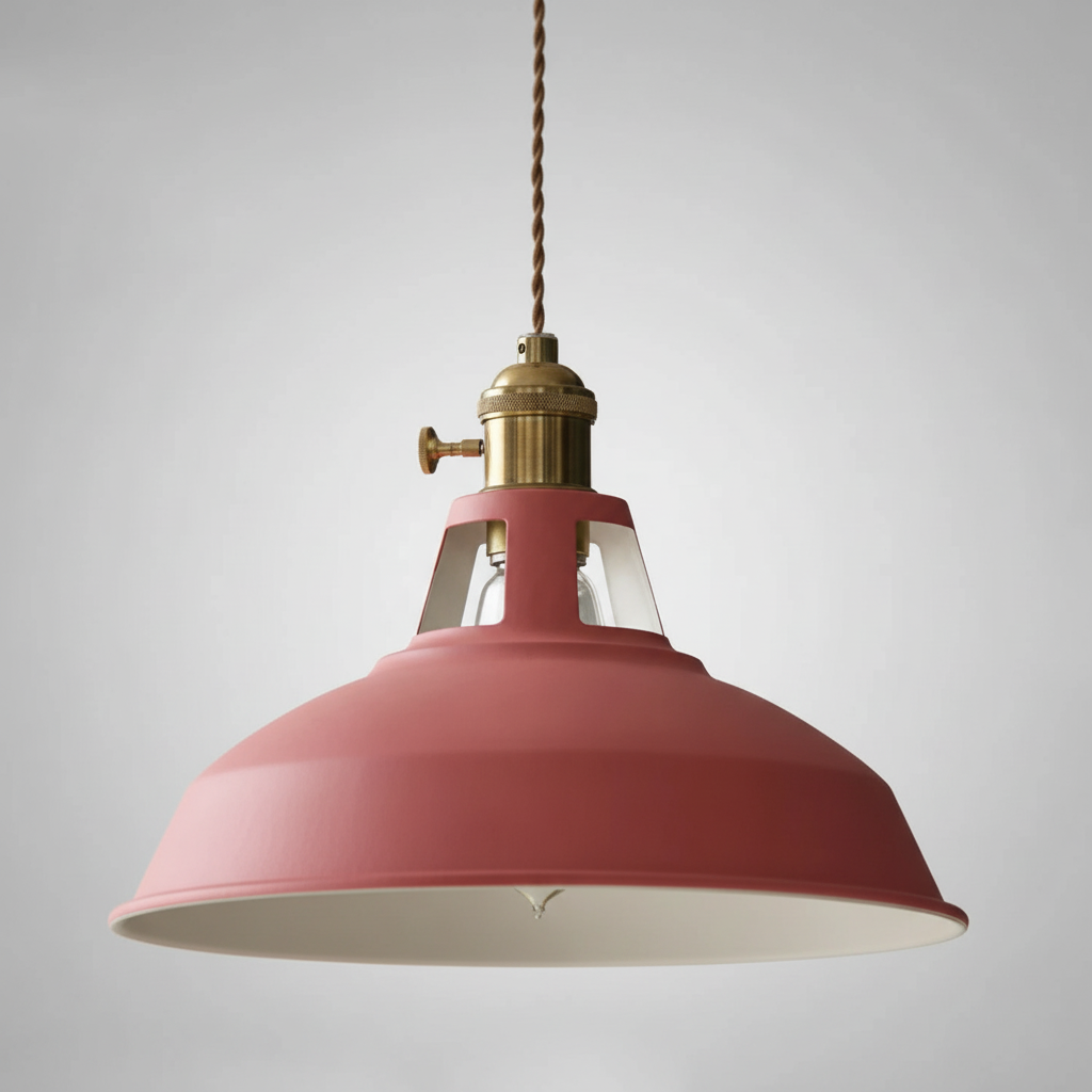 Retro stijl eettafel lamp