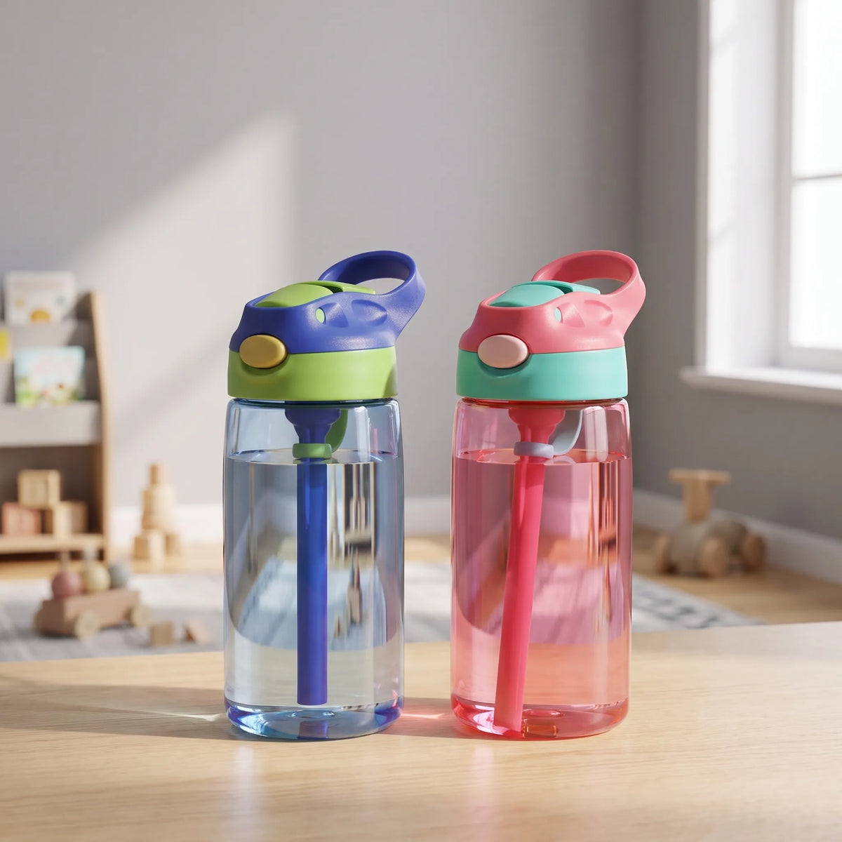 Herbruikbare handzame drinkfles voor kinderen