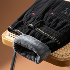 Ribflor-Broek met fleece