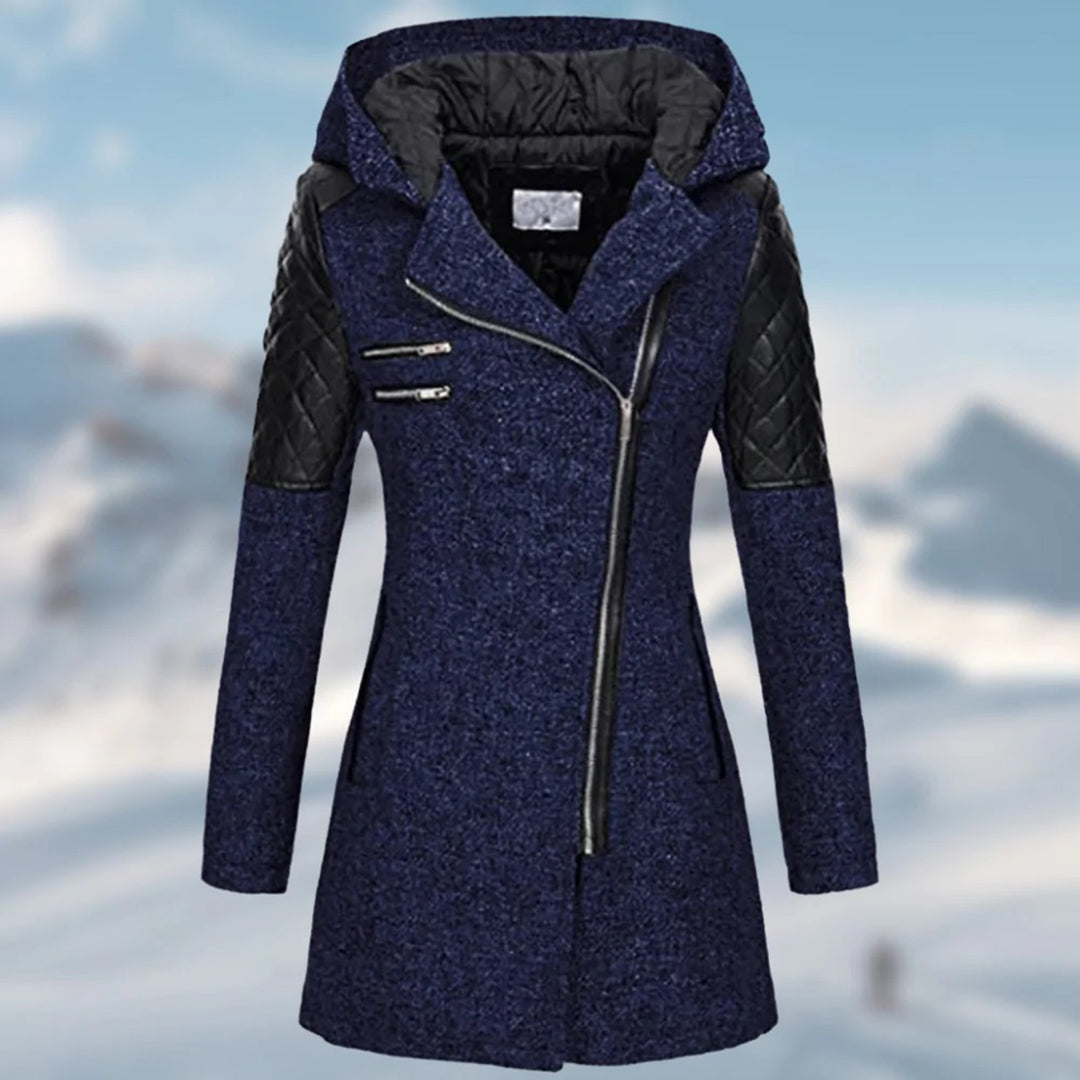 Warme lange dameswinterjas