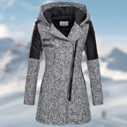 Warme lange dameswinterjas