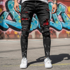 Ripped slim fit jeans