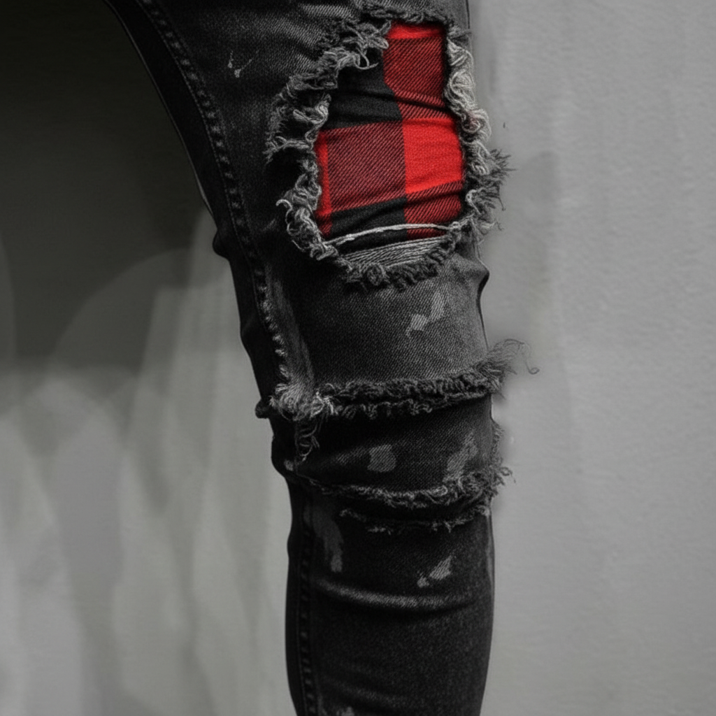 Ripped slim fit jeans