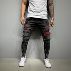 Ripped slim fit jeans