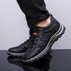 Robuste outdoorschoenen van leer