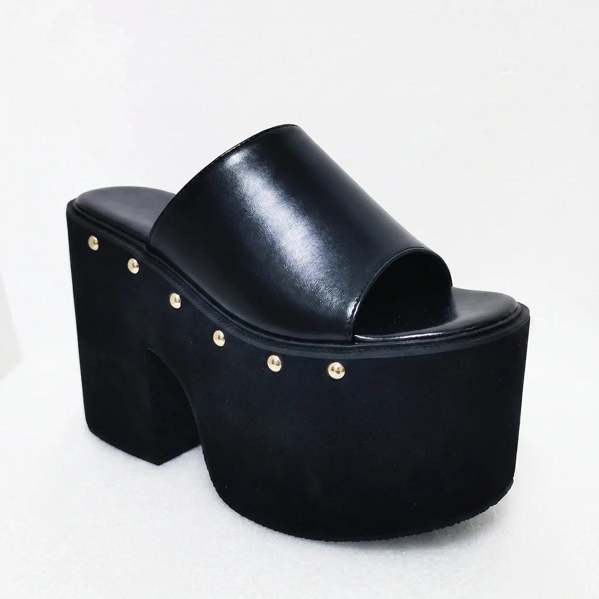 Slip-On platform sandalen