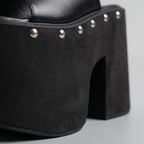 Slip-On platform sandalen