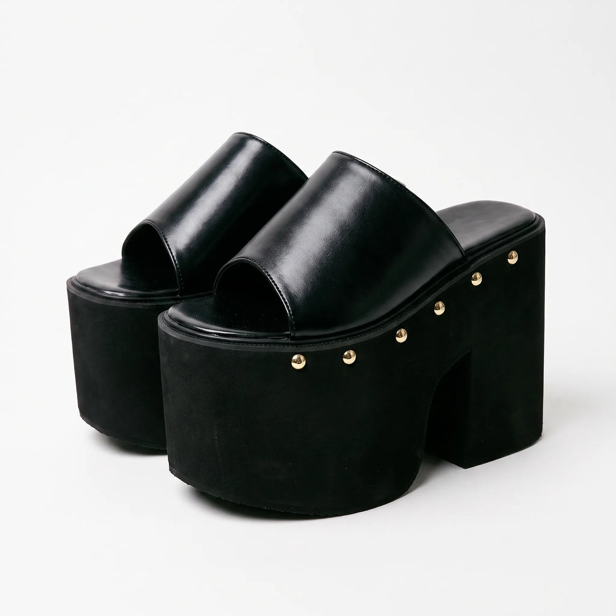 Slip-On platform sandalen