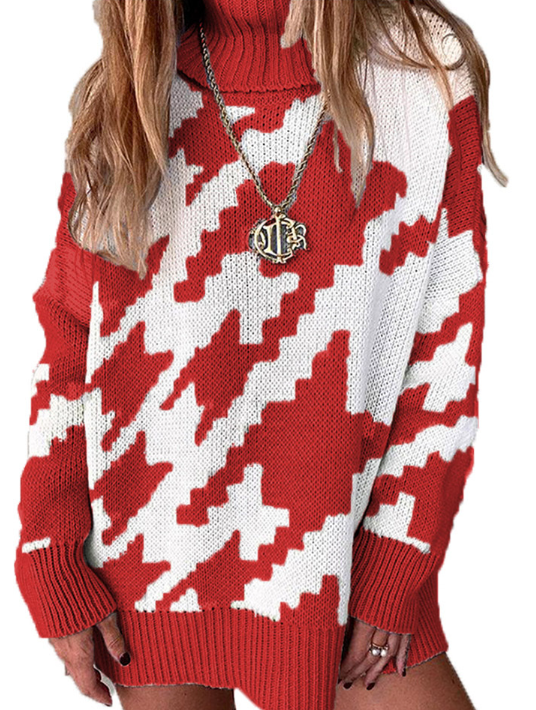 Herfstjurk Olga in oversized model — afbeelding 31