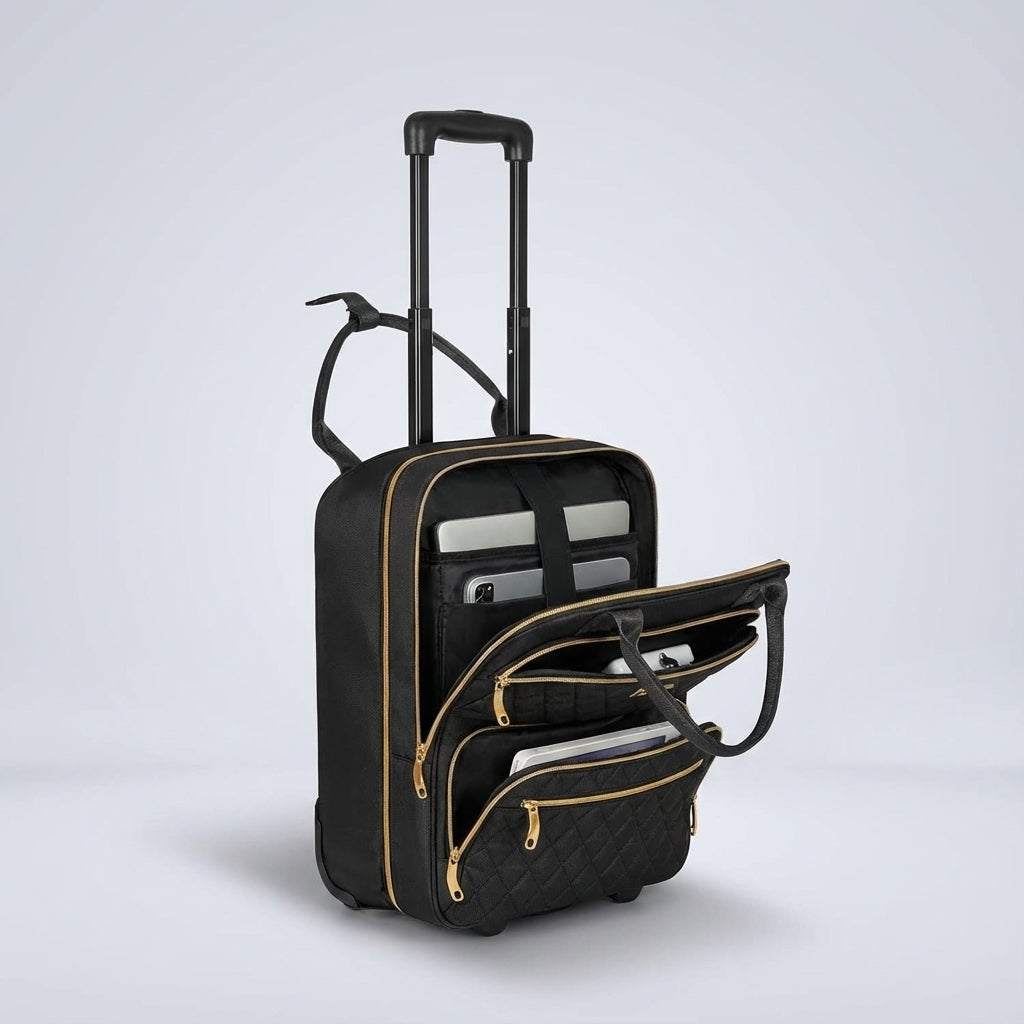 Roltrolley met laptopvak
