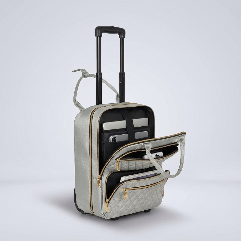 Roltrolley met laptopvak