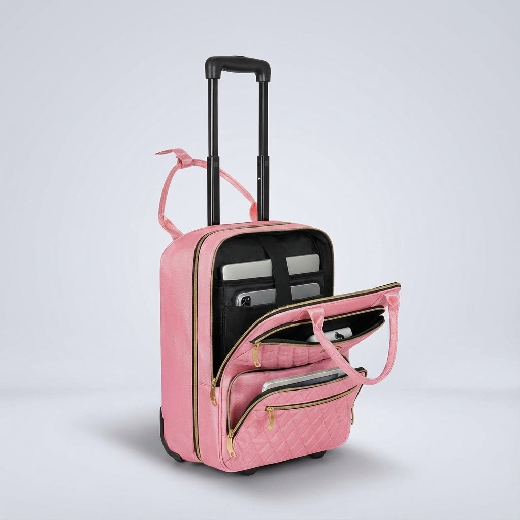 Roltrolley met laptopvak
