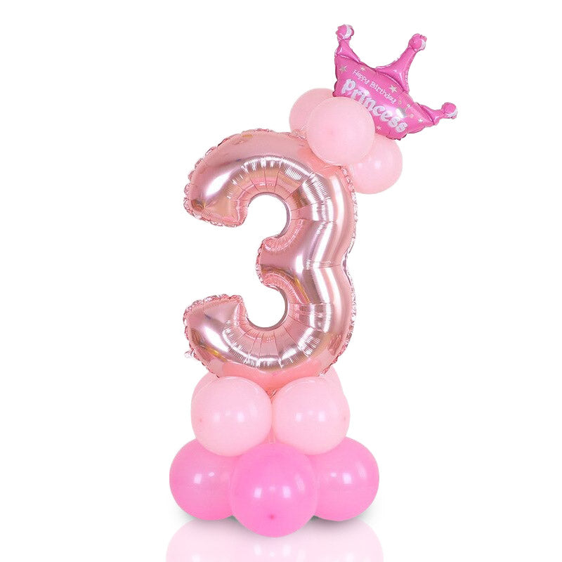 Verjaardagsballon met cijfer