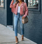 Damesjack Rosy met decoratieve details