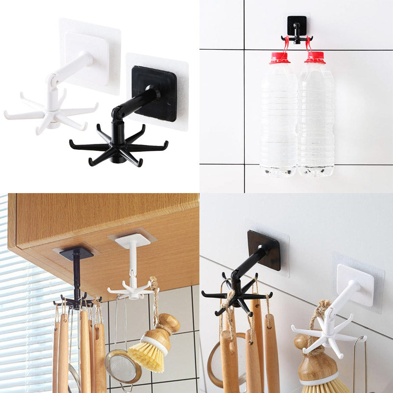 Kitchen rotate storage rack