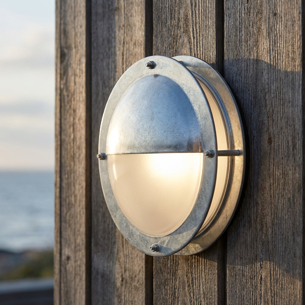 Ronde buitenwandlamp
