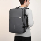 Uitbreidbare laptoprugzak