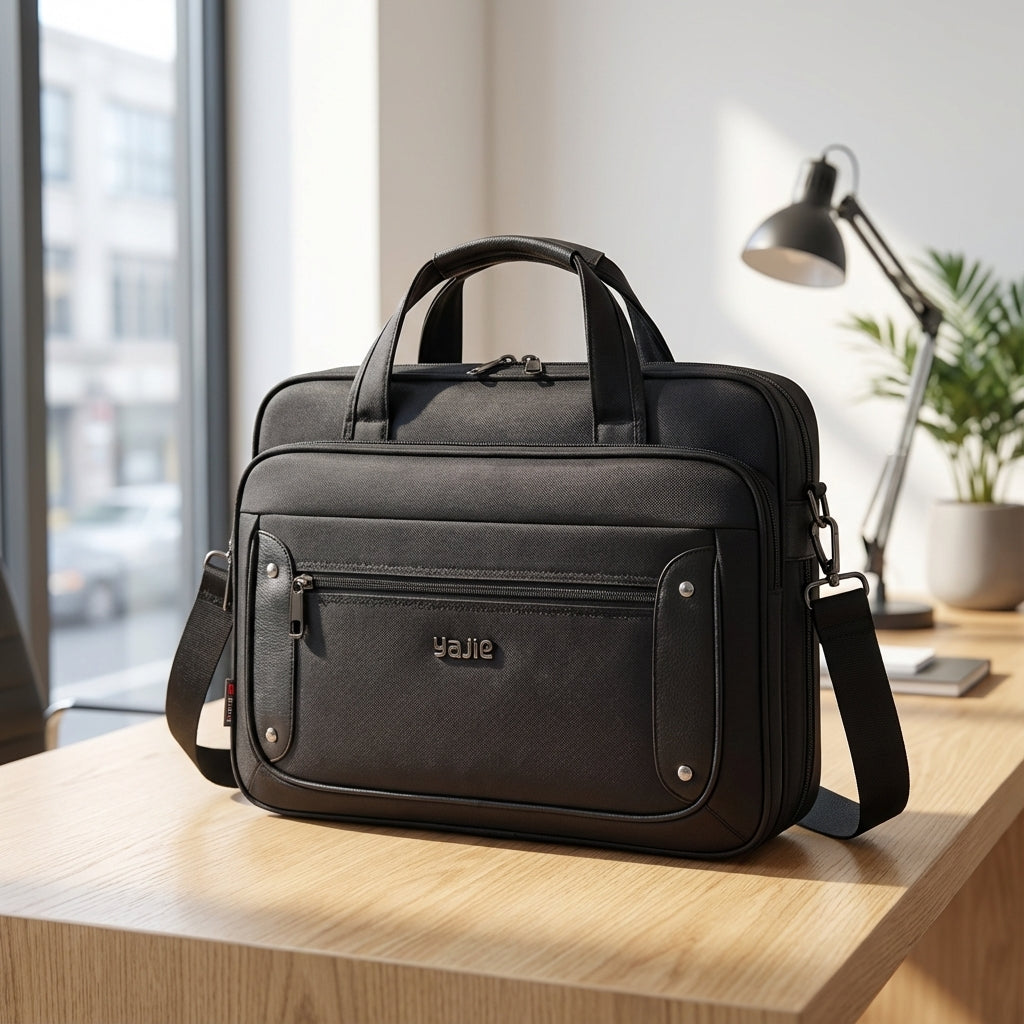 Ruime canvas laptoptas