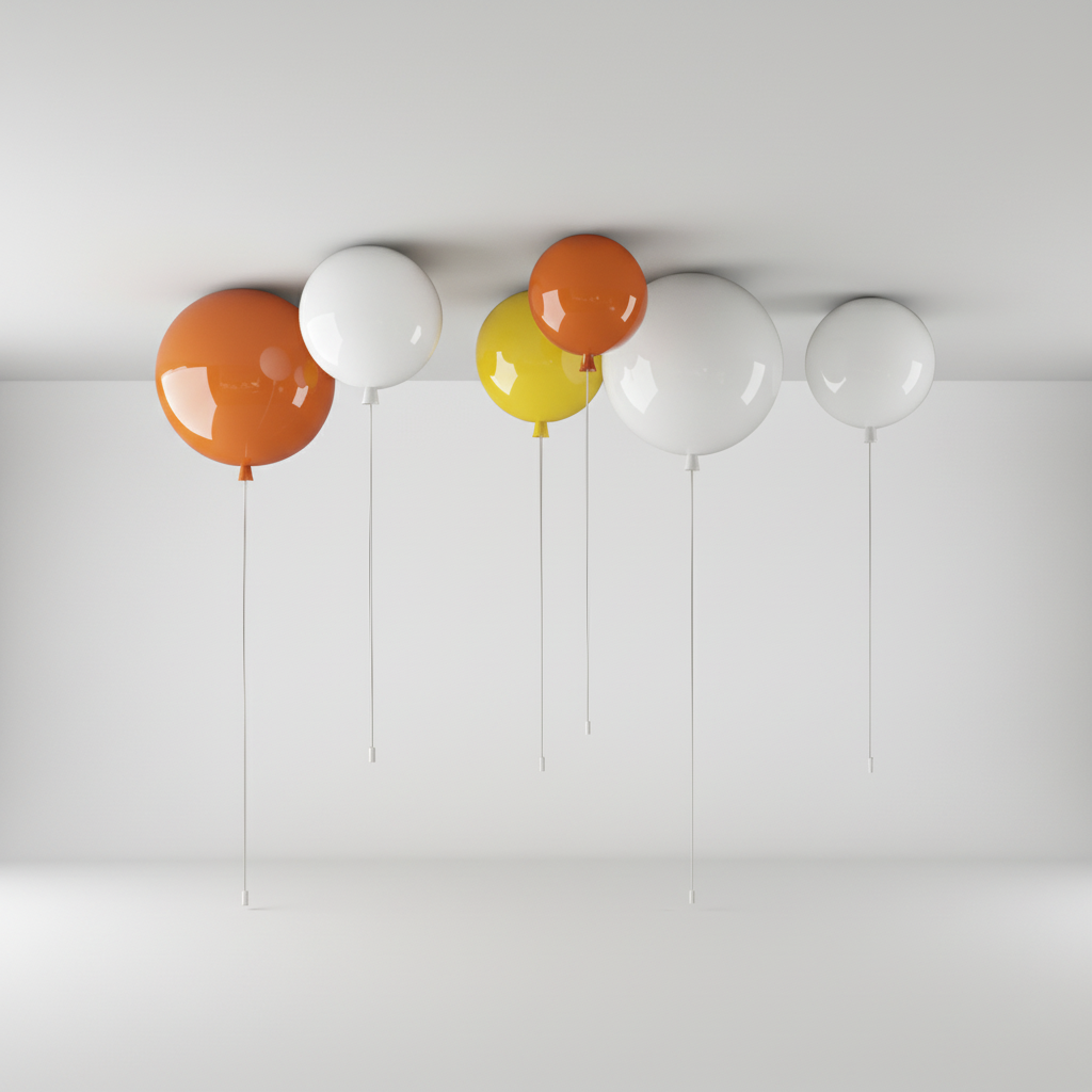 Ronde acrylplafondlamp