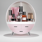 Runder cosmetica organizer kunststof