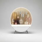 Runder cosmetica organizer kunststof