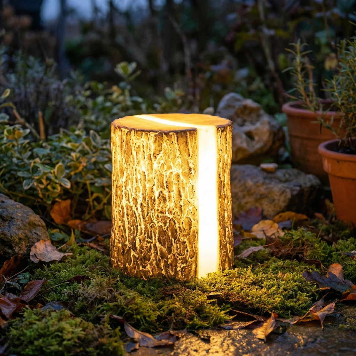 Tuinlamp in rustieke stijl