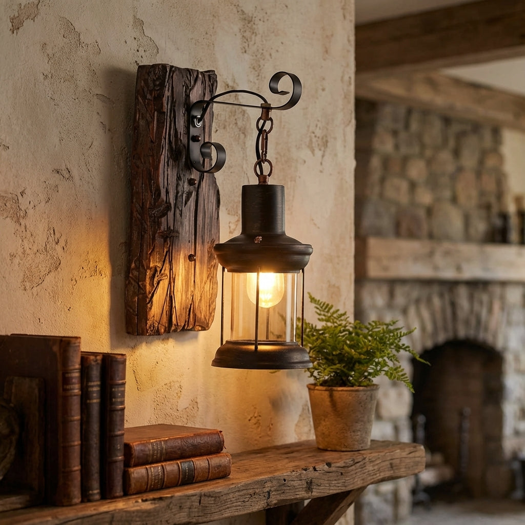 Rustieke stijl sfeerlamp
