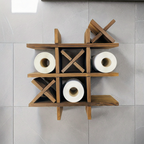 Rustiek wandrek van hout