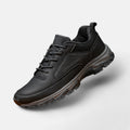 Sportieve leren veterschoenen voor heren