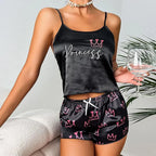 Satijnen pyjama-set voor dames