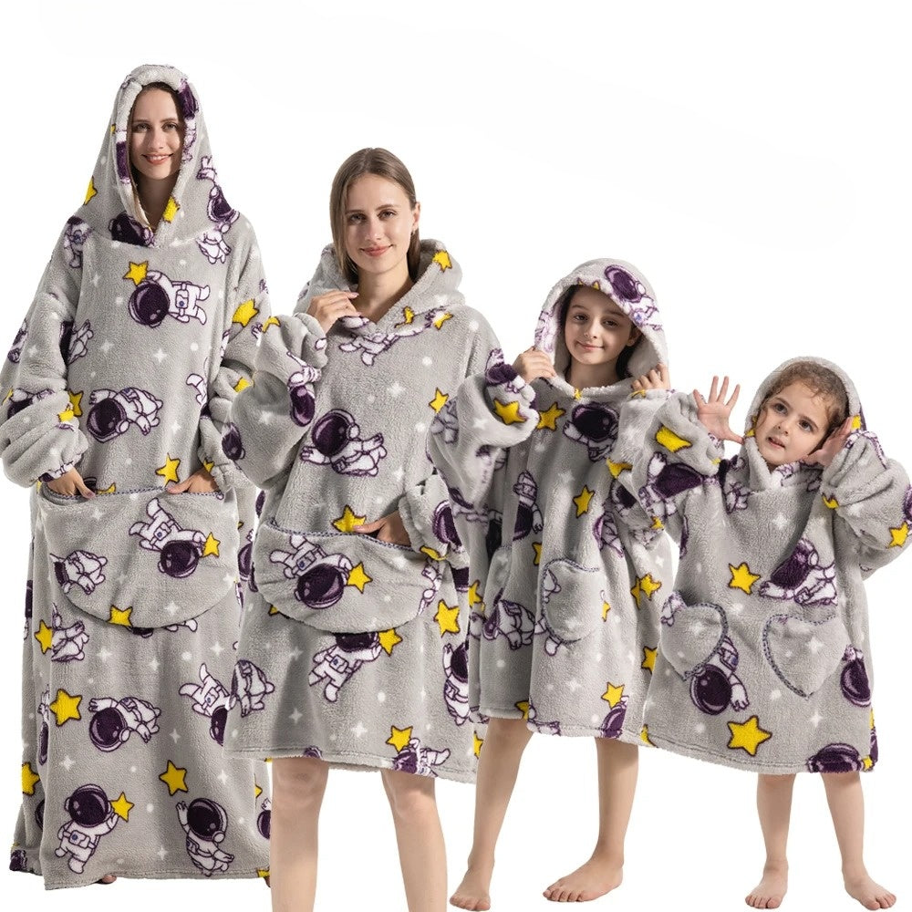 Hoodie-Deken voor herfst gezelligheid