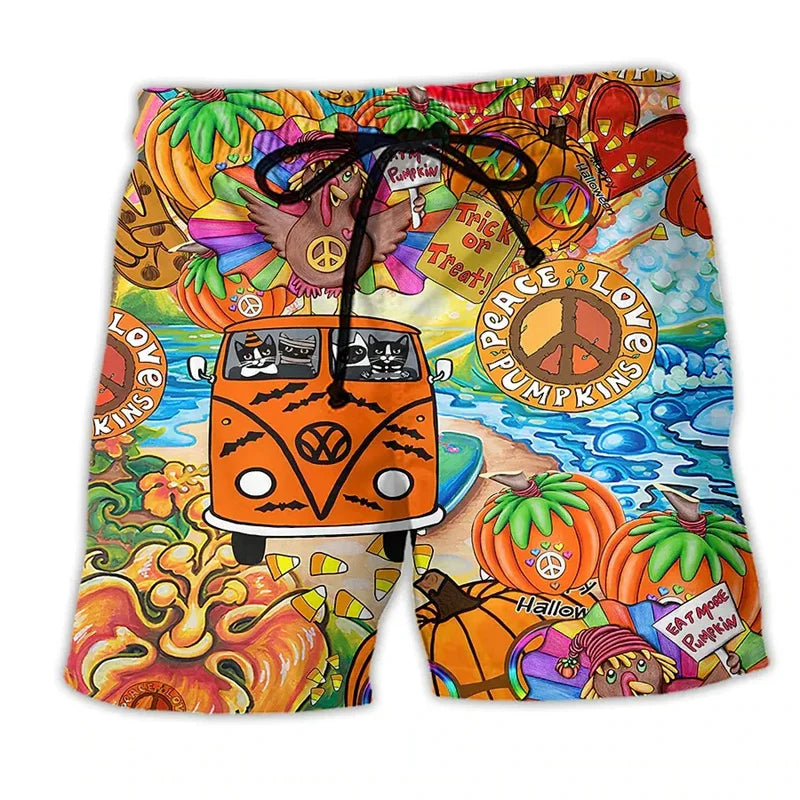 Heren zwemshort met graffiti print — afbeelding 26