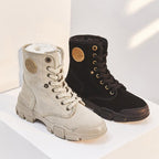 Suede boots met voering voor dames