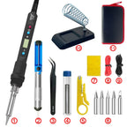 Digitale weergave 80W loodgietset met instelbare temperatuur