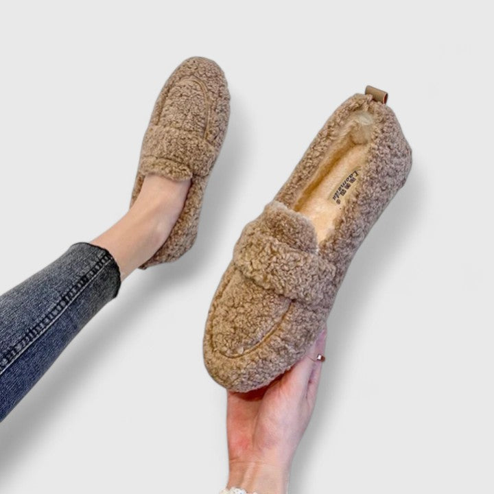 Damesloafers met rubberen zool