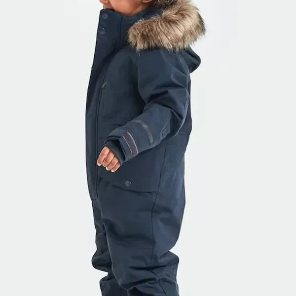 Water- en winddichte kinder-skioverall voor de winter met capuchon