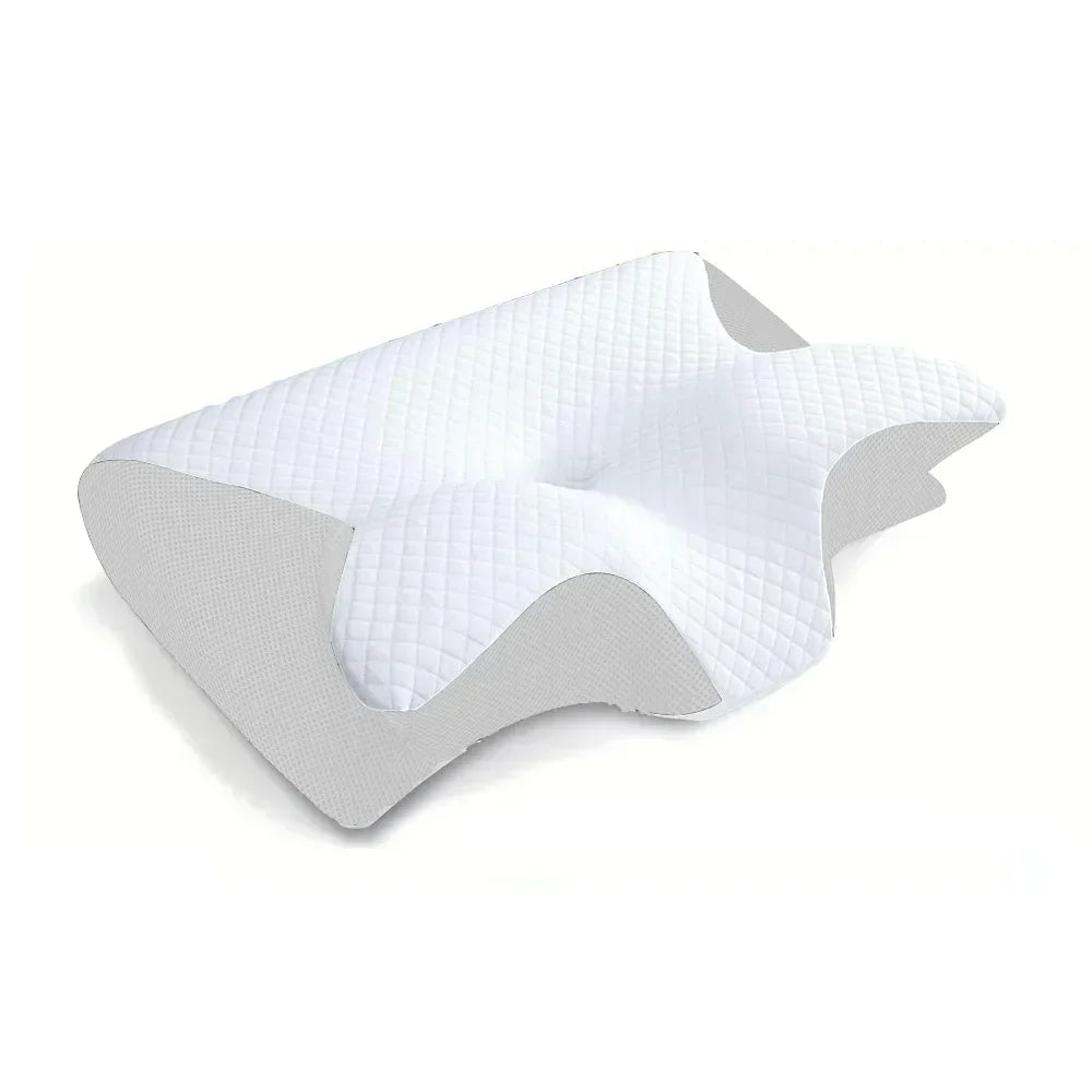 2-in-1 geheugenfoam nekpillow met ergonomisch contourontwerp