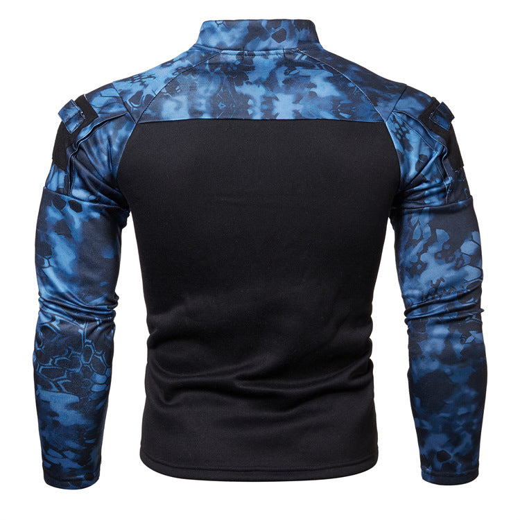 Outdoorshirt Jonah met camouflageprint