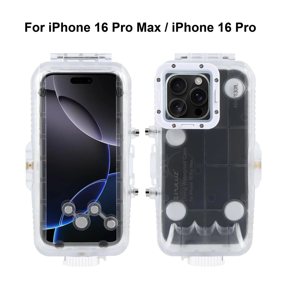 Duikbehuizing voor iphone met 40m dieptebescherming & touchbediening